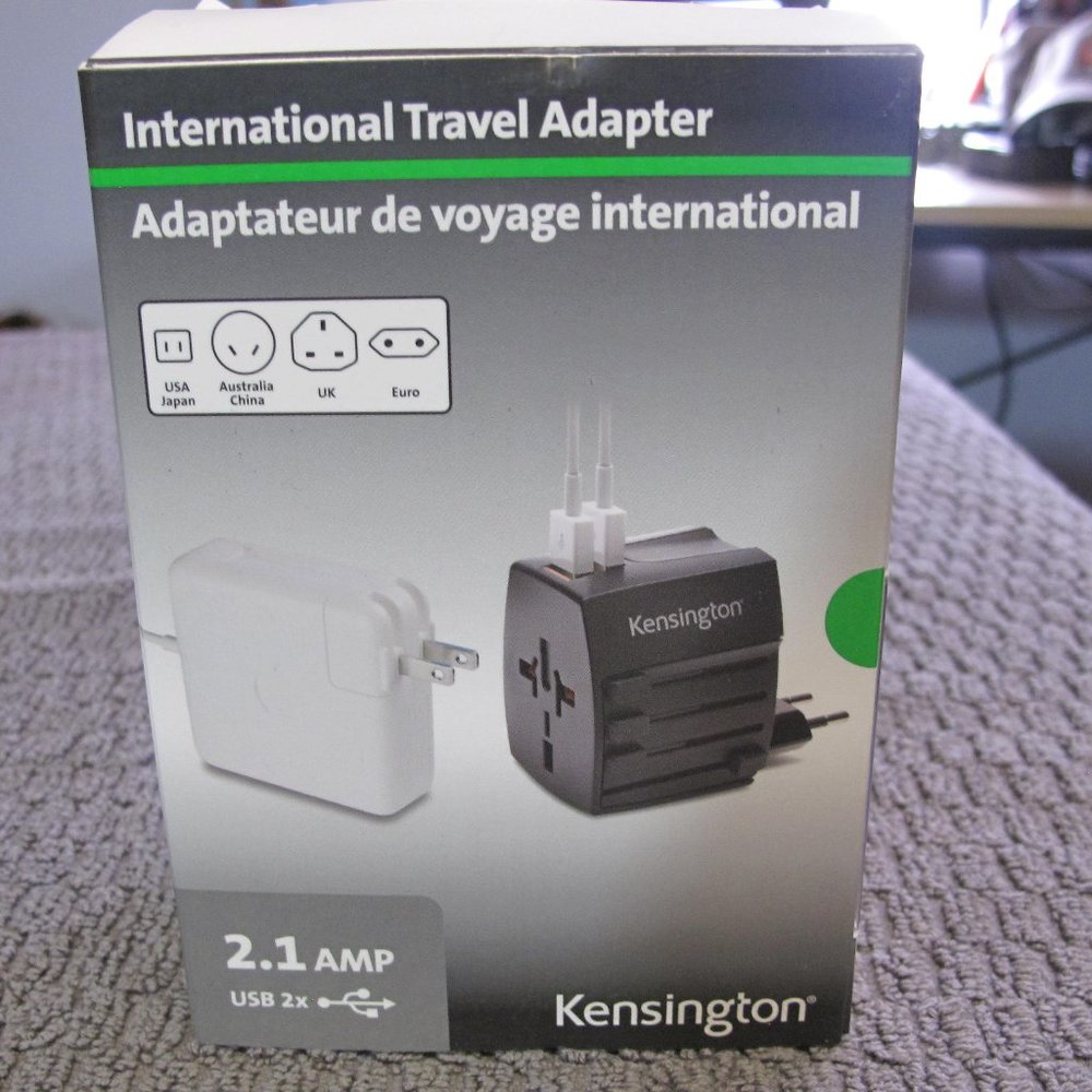 Kensington International Travel Adapter power adapter - BS 1363, NEMA 1-15, Eur